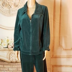 Talbots sweat pants size M and jacket size L